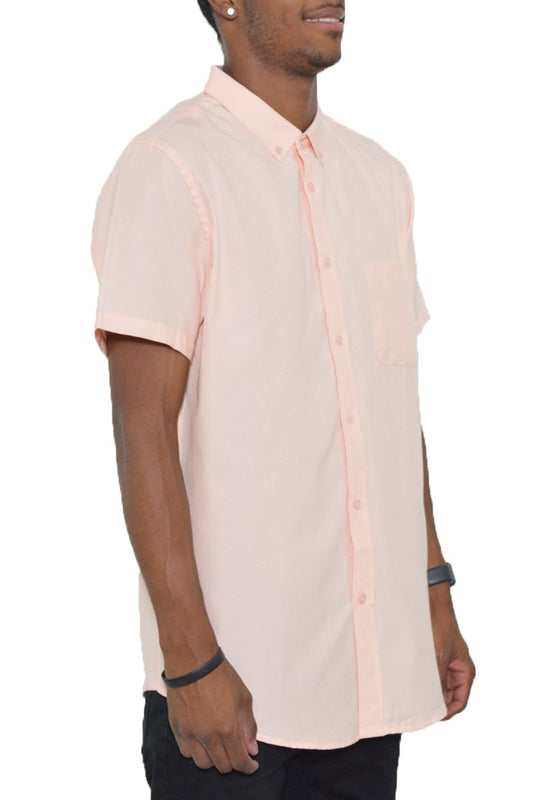 SIGNATURE SHORT SLEEVE BUTTON DOWN SHIRT