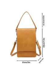 Women Small Crossbody Purse Cell Phone Pouch sif2078-305TAN