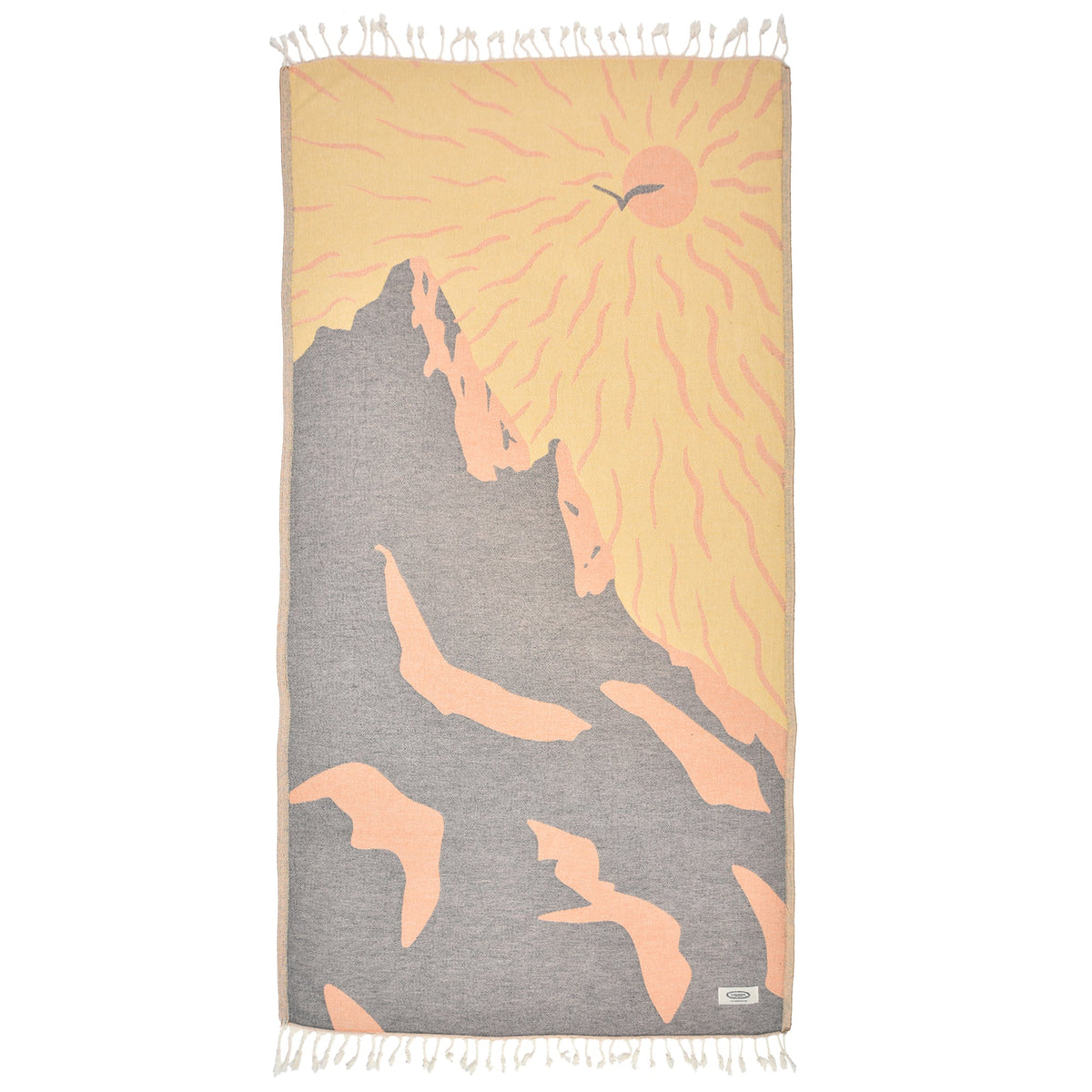 Exclusive Sunny Utah Peshtemal Pure Cotton Beach Towel