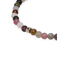 Mini Bracelet en Tourmaline Multicolore "Energie"