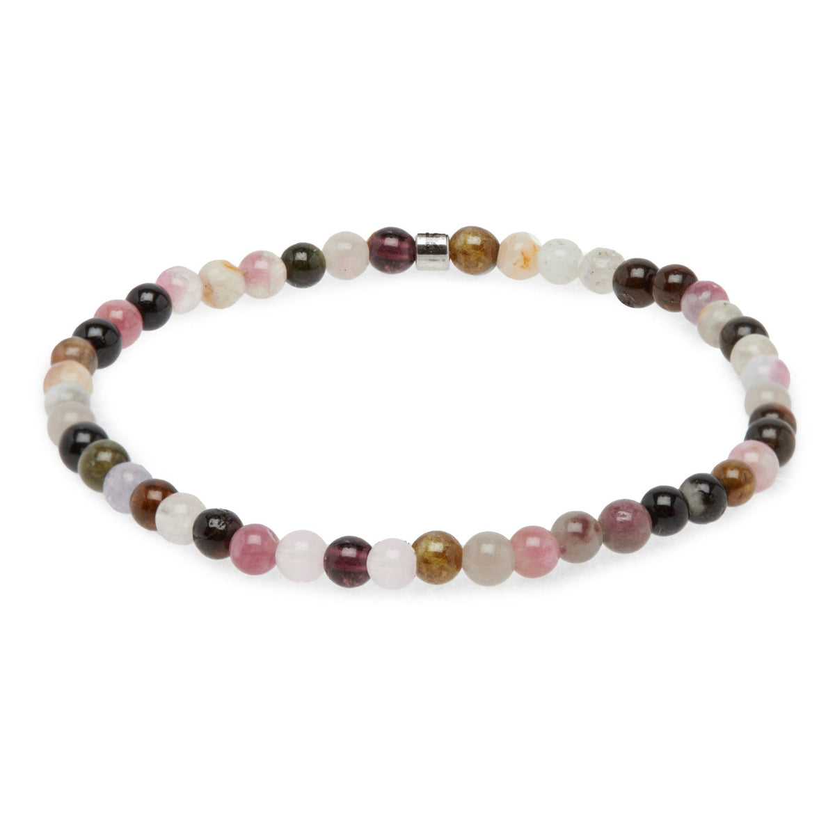 Mini Bracelet en Tourmaline Multicolore "Energie"