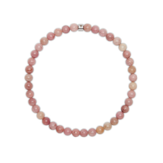 Mini Bracelet en Rhodonite Claire "Energie"