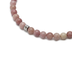 Mini Bracelet en Rhodonite Claire "Energie"