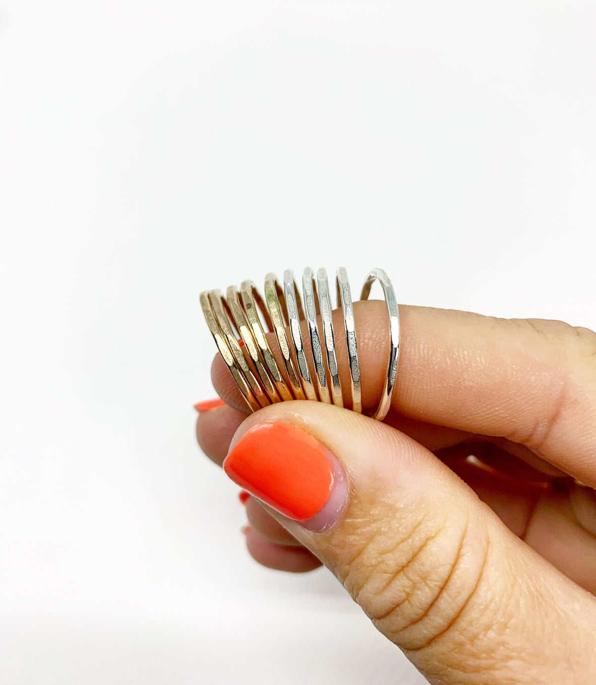 Rustic Stacking Rings