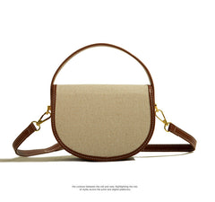 Muzikai Genuine Goods Saddle Bag Niche Retro Patchwork Handbags 2023