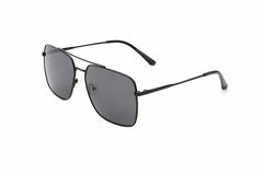 ZURI | Men Classic Square Retro Metal Tinted Sunglasses