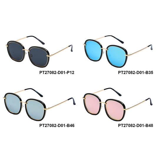 Livorno -  Women Round Oversize Polarized Fashion Sunglasses