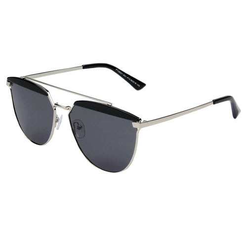 MATERA | Women Round Mirrored Polarized Sunglasses