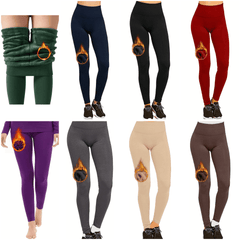 Hot! Women‚Äôs Extra Fleece Leggings High Waist Soft Stretchy Warm