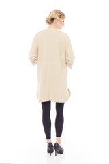 THE SHAY CARDIGAN IN NEARLY BEIGE