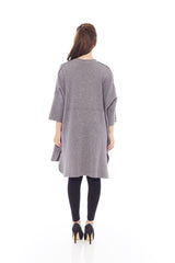 A STYLE UP CARDIGAN IN HAZE GREY