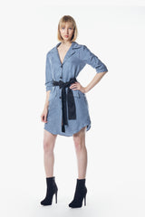 Cielo Blue Blazer Dress