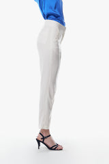 White Tailoring Slim Pants