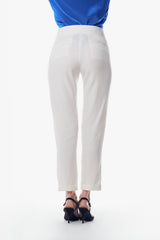 White Tailoring Slim Pants