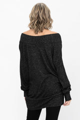 Dolman Sleeve Loose Pullover Sweater Knit Oversized Tunics Top