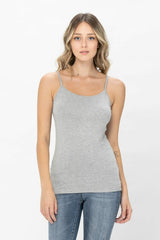 Basic Solid Shapewear Camisole Spaghetti Strap Tank Top