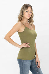 Basic Solid Shapewear Camisole Spaghetti Strap Tank Top