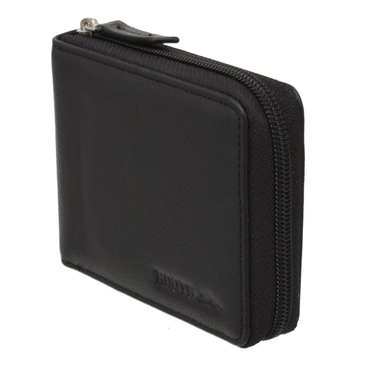 Men's Zip Around Coin Wallet