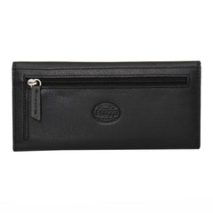 Ladies Leather Slim Clutch Wallet