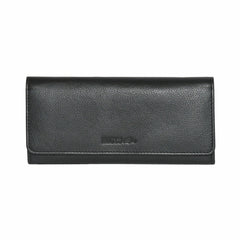 Ladies Leather Slim Clutch Wallet