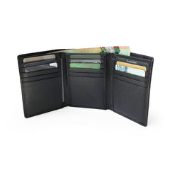 Men's Leather Trifold Wallet