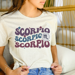 Retro Scorpio Graphic Tee