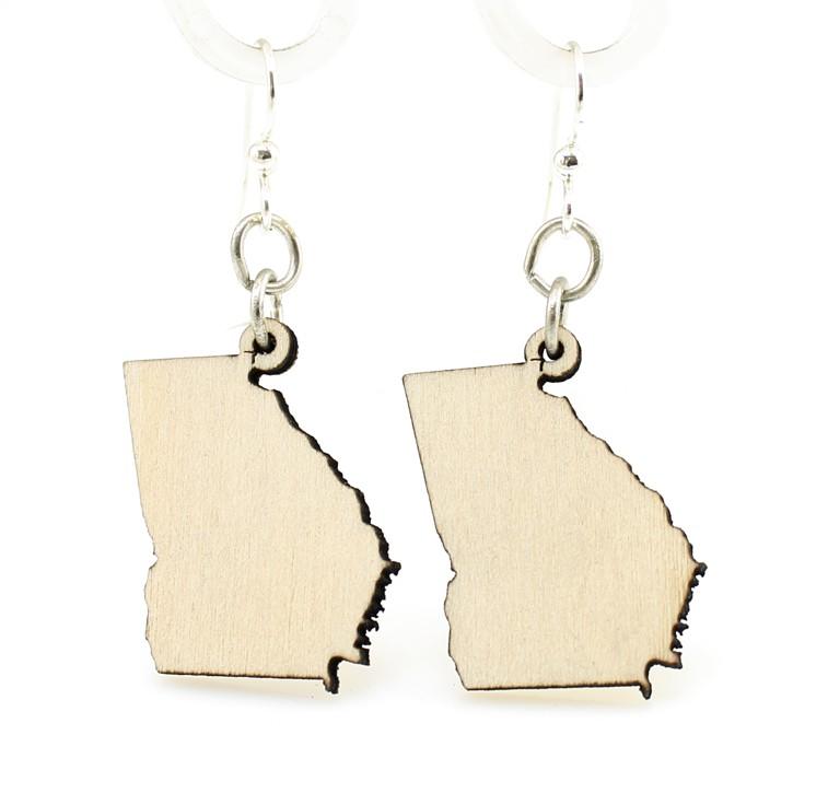 Georgia  State Earrings - S010