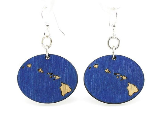 Hawaii State Earrings - S011