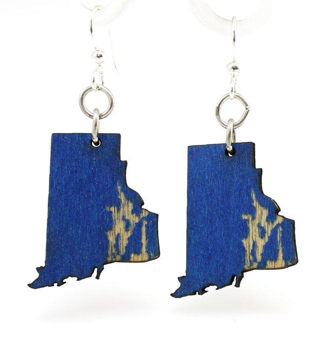 Rhode Island State Earrings - S039