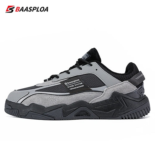 Baasploa Men Casual Sneakers Waterproof Men Shoes Outdoor New Fashion