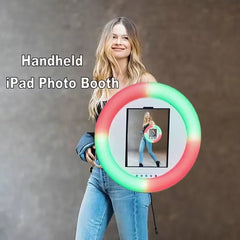 selfie roaming portable ring light roamer photobooth ipad photo booth