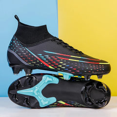 Men's Football Boots TF/FG Soccer Shoes Adults Professional High