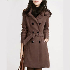 Winter Outerwear Fashion Loose Winter Warm Long Sleeve Button Button