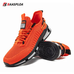 Baasploa 2023 New Men Sneaker Comfortable Knit Walking Shoes