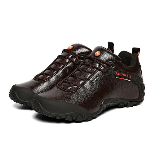 Original Merrell Outdoor Men's Camping Leather Sports Shoes,High