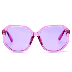 Joliet - Women Geometric Round Oversized Fashion Sunglasses