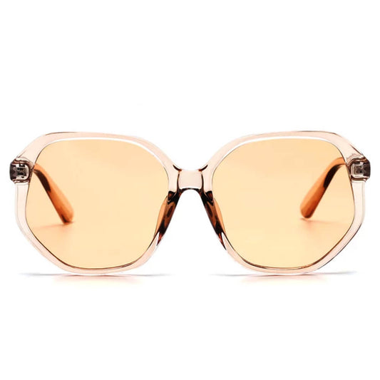 Joliet - Women Geometric Round Oversized Fashion Sunglasses