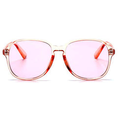 Jerome - Women Oversized Retro Round Pillowed Fashion Sunglasses