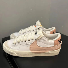 Nike Blazer Low 77 Men Womans Casual Skateboard Shoe Pink Genuine