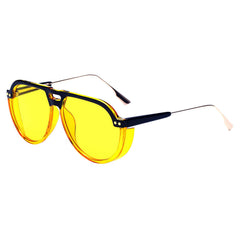 KRAKOW - Modern Round Carrera Style Aviator Fashion Sunglasses