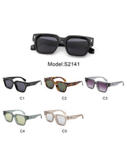 Rutrary - Retro Thick Frame Fashion Square Sunglasses