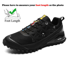 Spring Autumn Men Outdoor Waterproof Sneakers Hiking Trekking Shoes