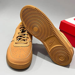 NIKE COURT VISION LOW Men's Shoes 2024 Autumn New Wheat Color Sports