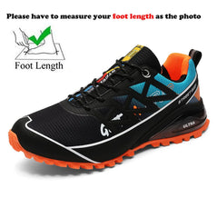 Spring Autumn Men Outdoor Waterproof Sneakers Hiking Trekking Shoes