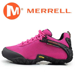 Merrell Unisex Gray Silver Grey Red Blue Breathable Outdoor Sport Mesh