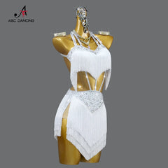 Latin Dance Wear Dancewear Women Stage Dress Performance Outfits