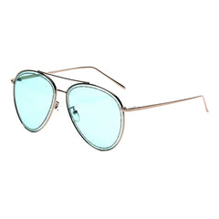 NAMPA | Women Glitter Rimmed Fashion Aviator Sunglasses