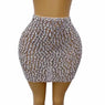 Nightclub Singer Dancer Stage Wear Luxury Rhinestones Sexy See Through