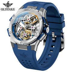 OUPINKE Men's Watches Top Brand Hollow Out Watches Automatic