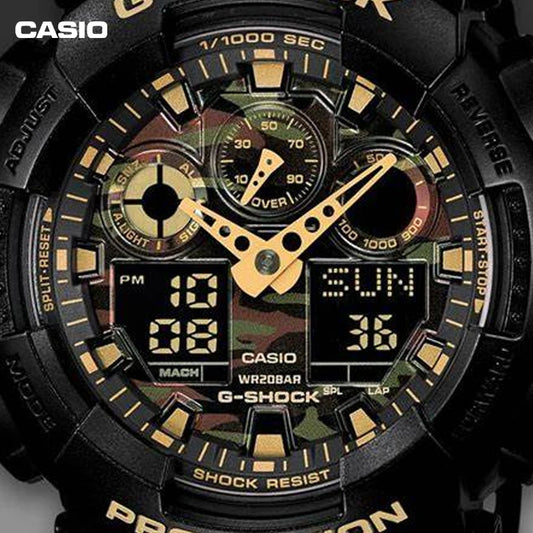 CASIO GA-100CF G-SHOCK Camouflage Series Cool Back Multi-Functional